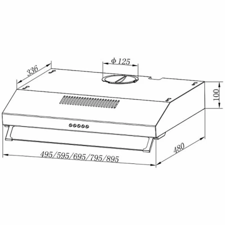 Вытяжка Evelux Ulla 60 W