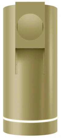 Вытяжка цилиндрическая пристенная Meferi TUBE35GOLD COMFORT горчично-золотой