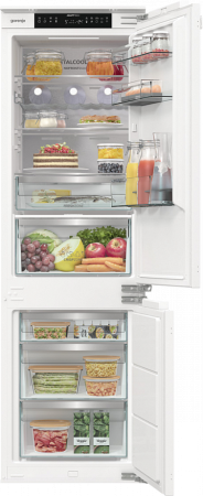 Встраиваемый двухкамерный холодильник Gorenje NRKI517E82WF