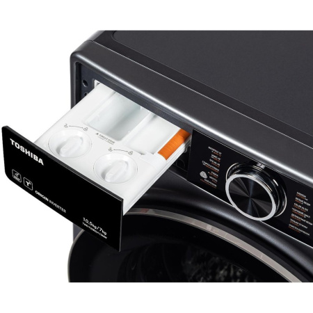 Стирально-сушильная машина Toshiba TWD-T25BZU115MWRU(MG)