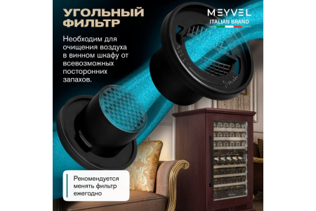 Винный шкаф Meyvel MV77PRO-KBT2 (Спелая вишня)