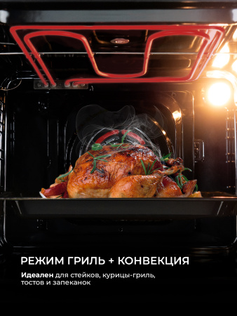 Духовой шкаф встраиваемый Lex EDP 607 GR Wide Series
