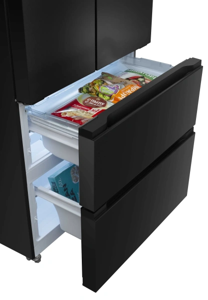 Холодильник с инвертором Meferi MFR83BLACK IX TOTAL NO FROST FRENCH DOOR COMFORT