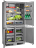 Встраиваемый холодильник HIBERG S-RFQ 800 B inverter