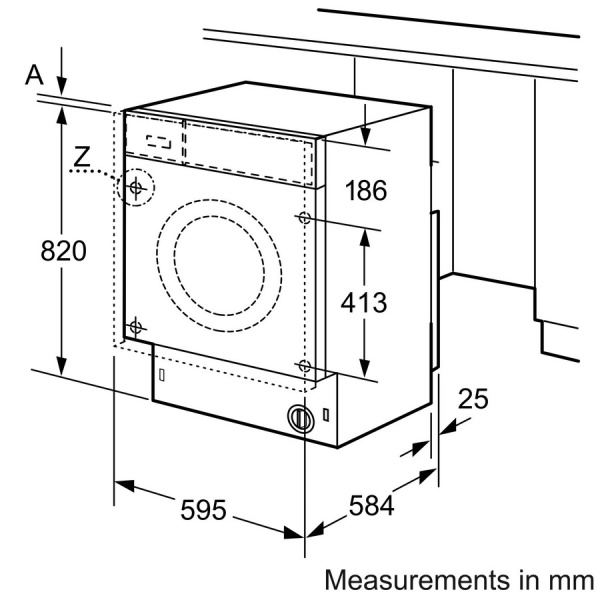 Стирально-сушильная машина Bosch WKD28542EU