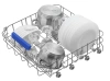 Посудомоечная машина встраиваемая с инвертором MEFERI MDW6083 COMFORT PLUS