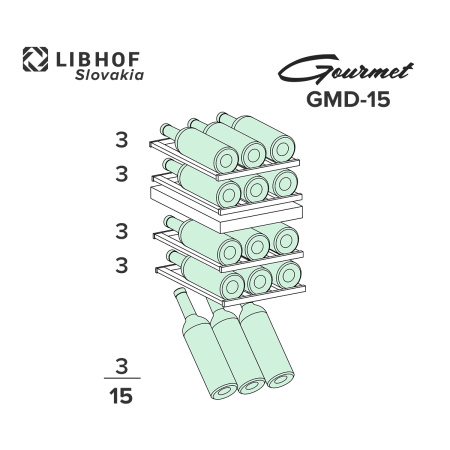 Винный шкаф Libhof GMD-15 black