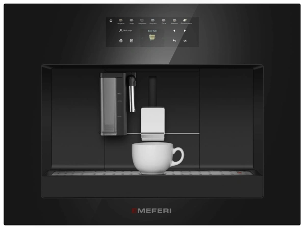 Кофемашина встраиваемая Meferi MCM6010BK COMFORT PLUS