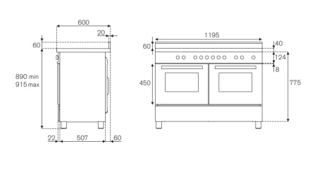 Варочный центр Bertazzoni MAS1206GMFEDXT
