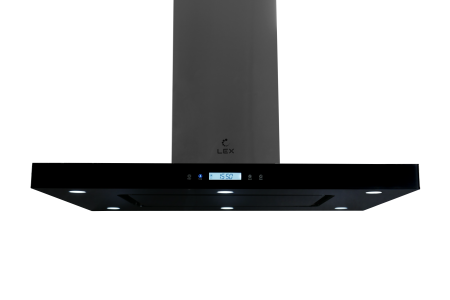 Островная кухонная вытяжка LEX Solaris Isola 900 Black